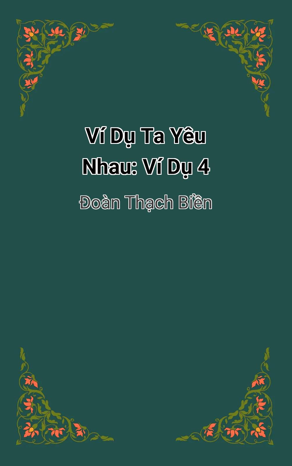 Ví Dụ Ta Yêu Nhau: Ví Dụ 4