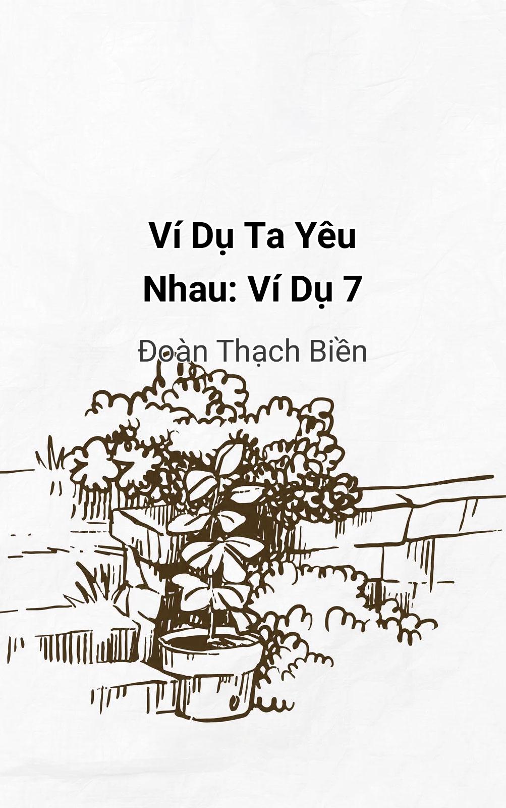 Ví Dụ Ta Yêu Nhau: Ví Dụ 7