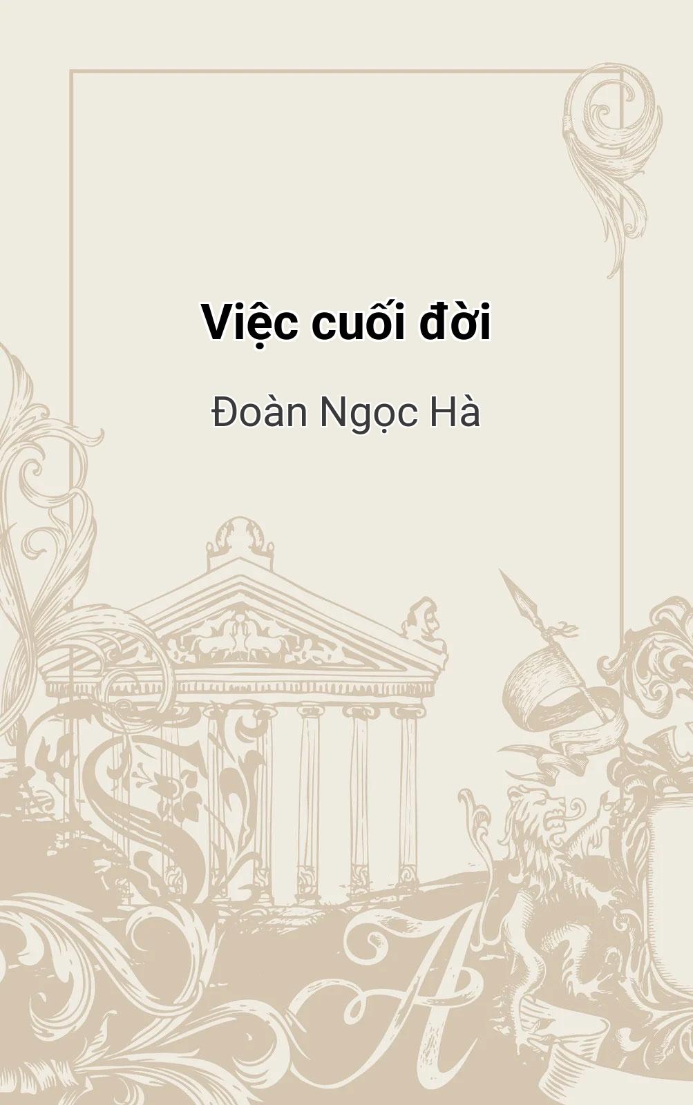 Việc Cuối Đời