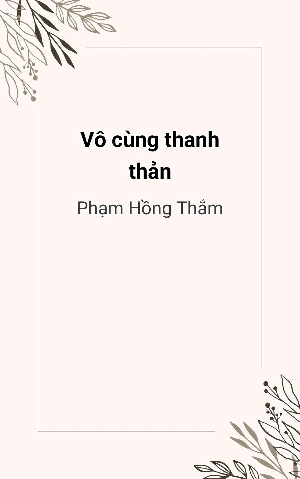 Vô Cùng Thanh Thản