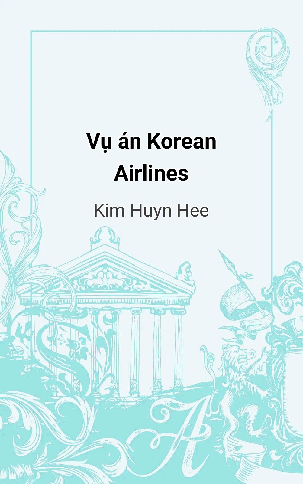 Vụ Án Korean Airlines