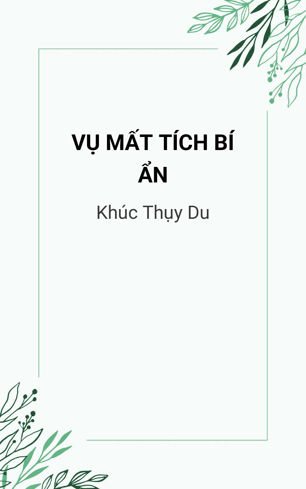 Vụ Mất Tích Bí Ẩn