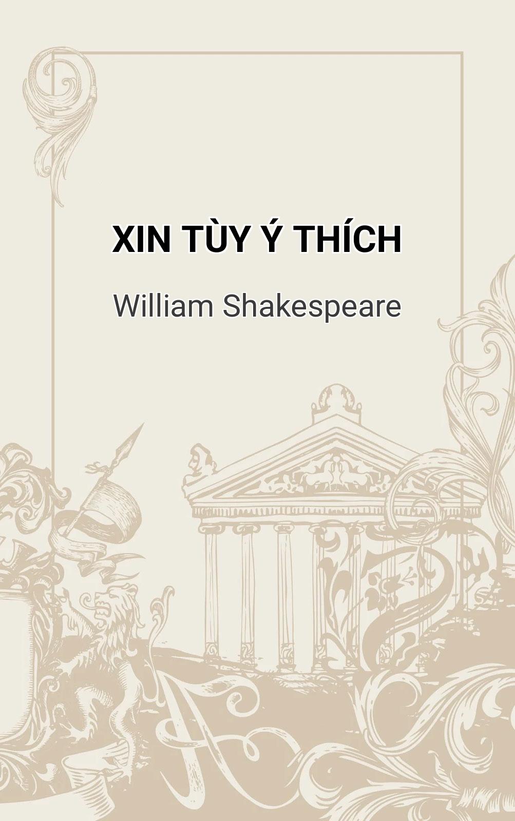 Xin Tùy Ý Thích